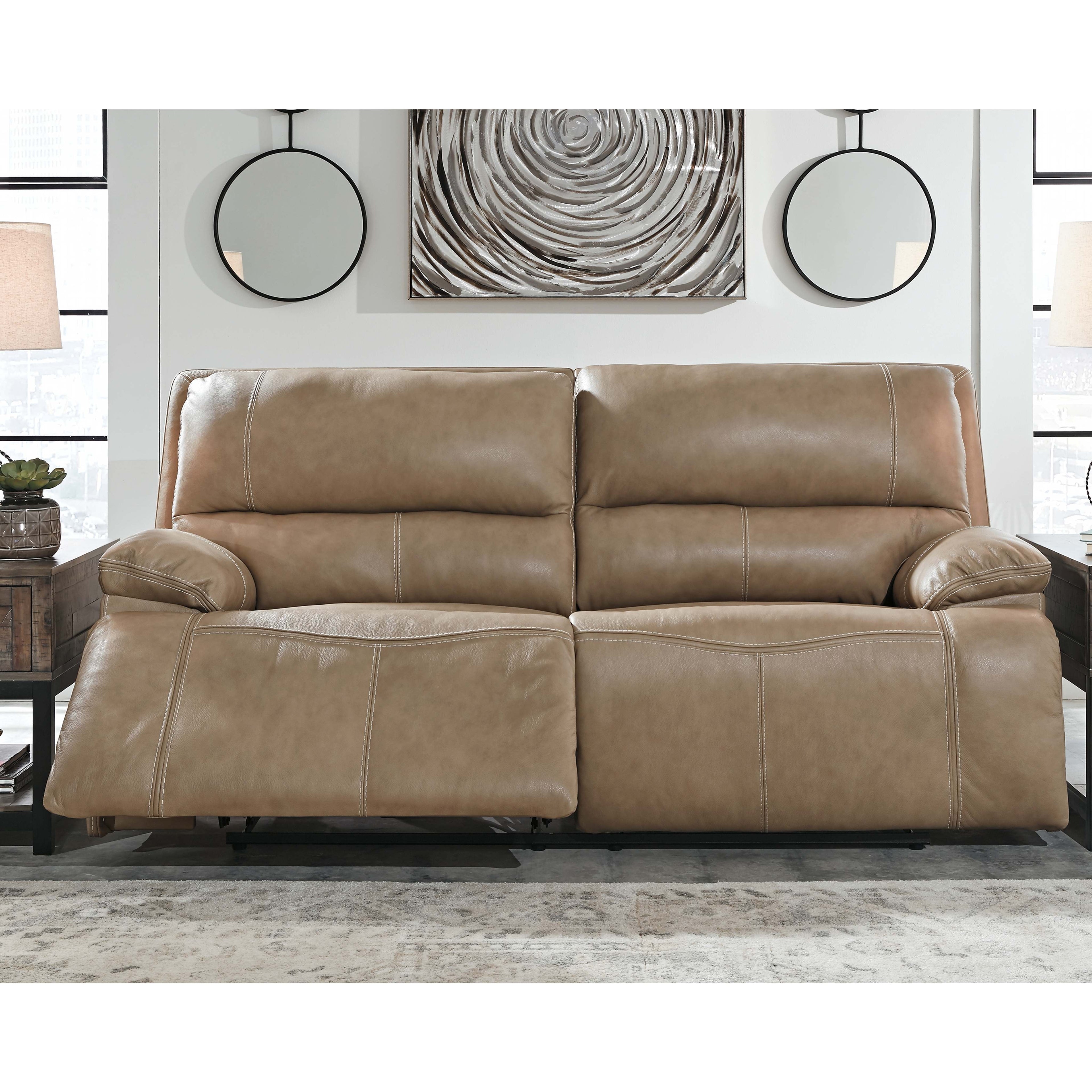 Ricmen Power Reclining Sofa with Adjustable Headrest