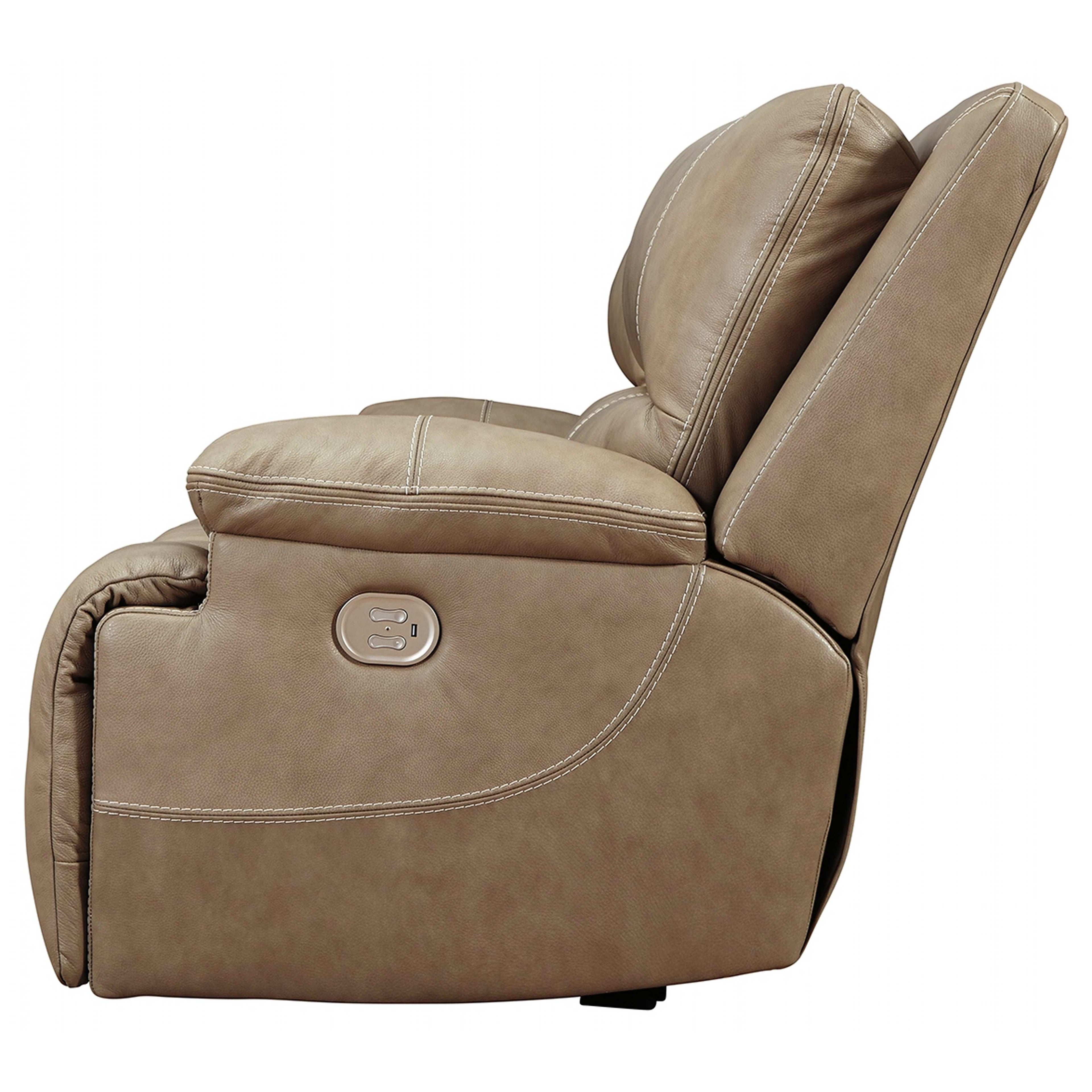 Ricmen Power Reclining Sofa with Adjustable Headrest